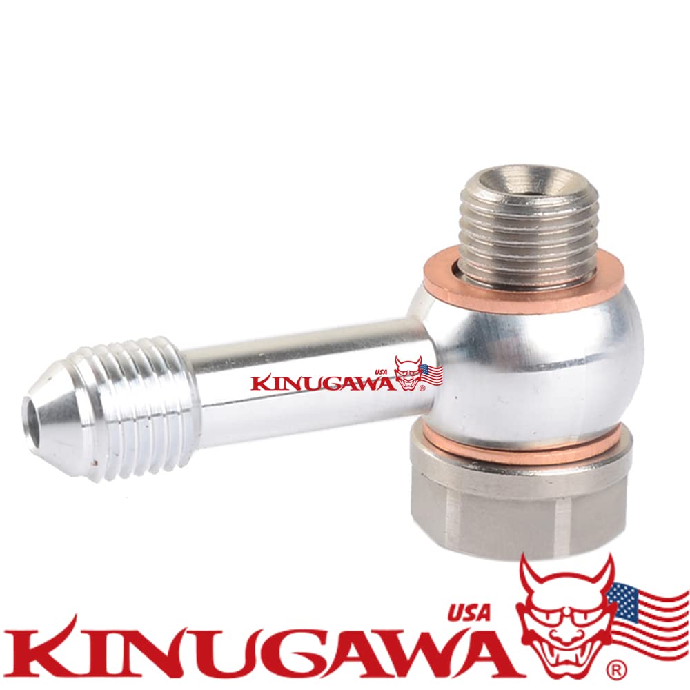 AN -3 (3AN) Aluminum 7075 Banjo Adapter To M10x1.0 Stainless Steel Banjo Bolt