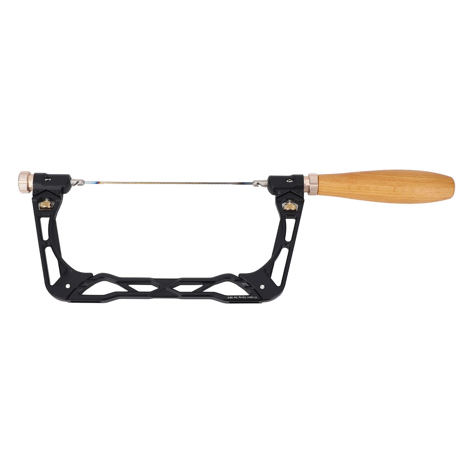 WALFRONT Sierra de Calar para Carpintería, Construcción de Aleación de Aluminio, de Madera Ergonómico, Profundidad de Corte de 10 Pulgadas para Proyectos de Carpintero