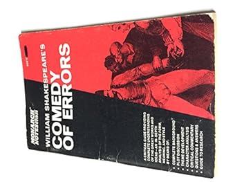 Paperback Shakespeare's Comedy of errors, (Monarch notes and study guides, 870-6) Book