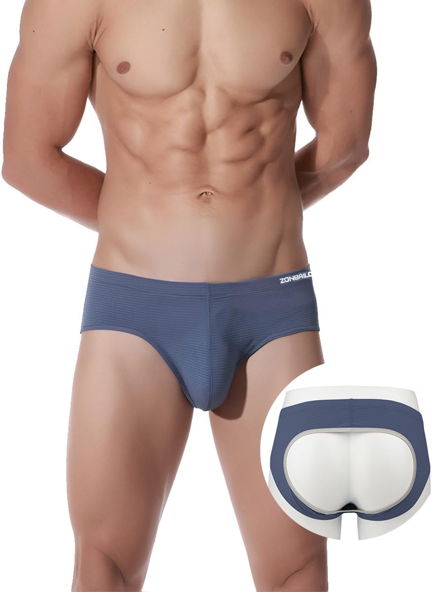 ZONBAILON Men's Jockstrap Underwear Bulge Pouch Thong G String Jock Strap
