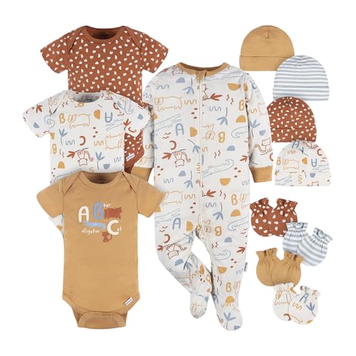 Image of Gerber Baby Girl Clothing Gift Set 12-Piece Fox Cotton