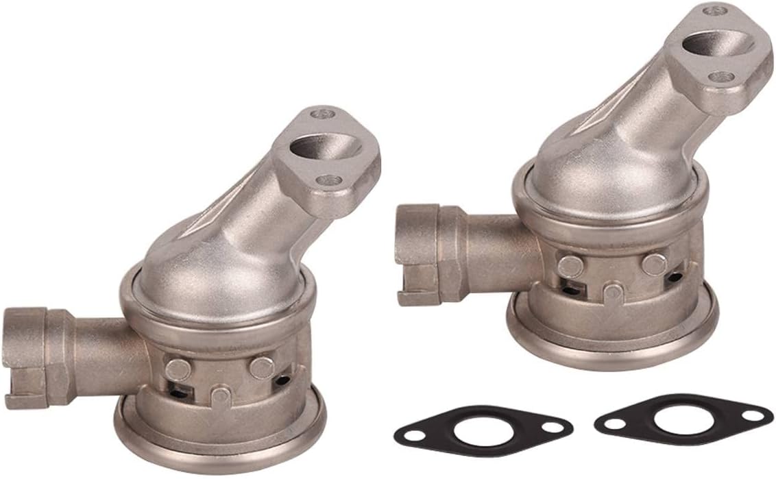 2PCS Secondary Air Injection Control Valve, Compatible with BMW 745Li 2002-2005 & for 745i 2002-2005 & for 645Ci 2004-2005, Replaces # 11727508273, 11727553101, 11 72 7 508 273