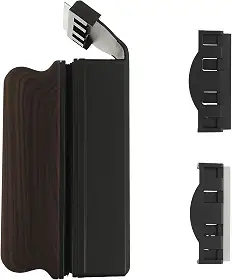 Algas de limpeza magnética forte para aquário, ferramenta de limpeza de algas de aquário flutuante, escova de limpeza de vidro com raspadores removíveis e alça ergonômica para aquário