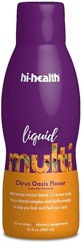 Multivitamínico líquido, sabor a oasis cítrico, 16 onzas líquidas
