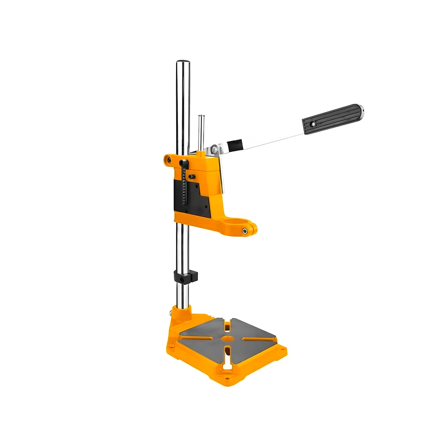 Avilia Base d'Appoggio a Morsa Regolabile per Trapano - Supporto Trapani Altezza 510 mm, Diametro Colonna 25 mm, Base 22x16 cm, in Alluminio Pressofuso