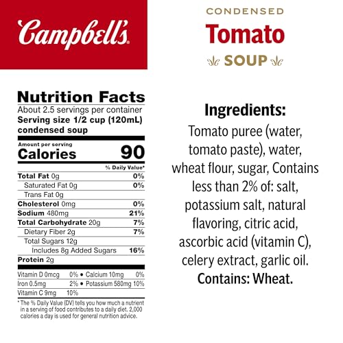 Image of Campbell's Condensed Tomato Soup, 10.75 oz Can (48 Pack)