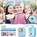 WEOLULI Kids Camera Instant Print, Birthday Gifts for 3 4 5 6 7 8 9 Year Old Girls Boys,Digital Camera for Toddler,Toys for Kids Age 4-8 with 3 Rolls Print Paper,32GB Card(Blue)