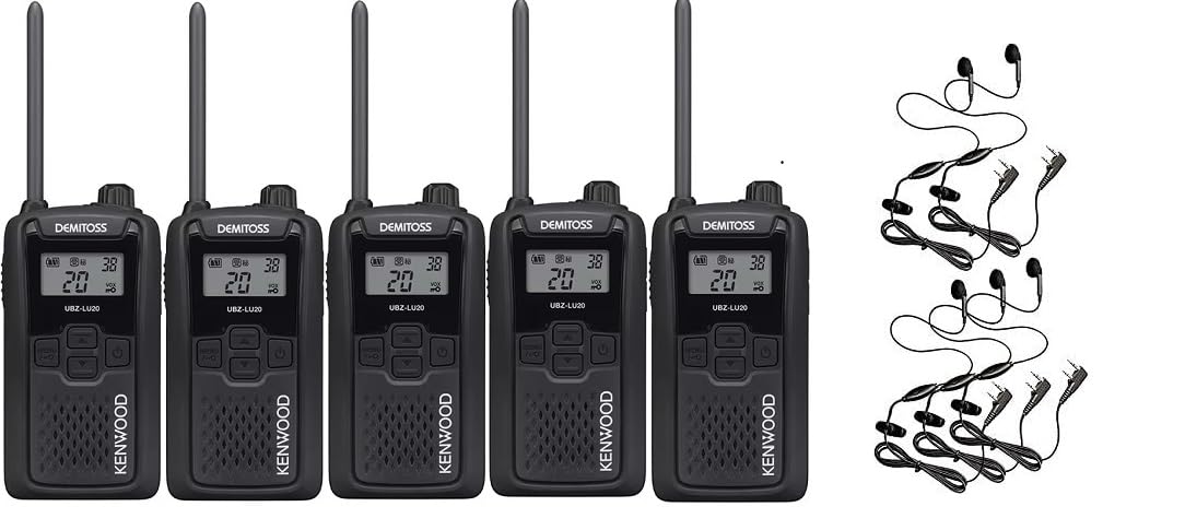 Amazon | 5台セット (本体5台とイヤホンマイク5個)ケンウッド インカム