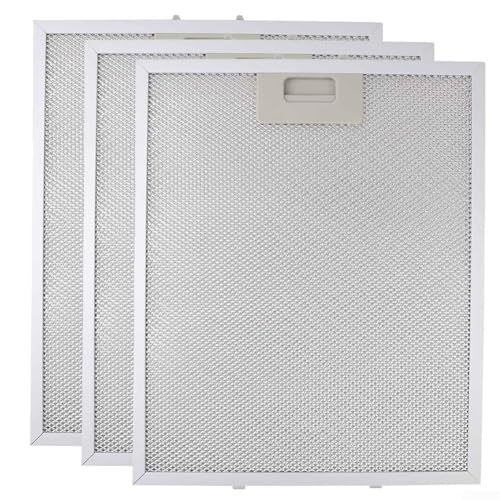 Filtre d'aération de cuisine 34 x 28 cm grille hotte aluminium