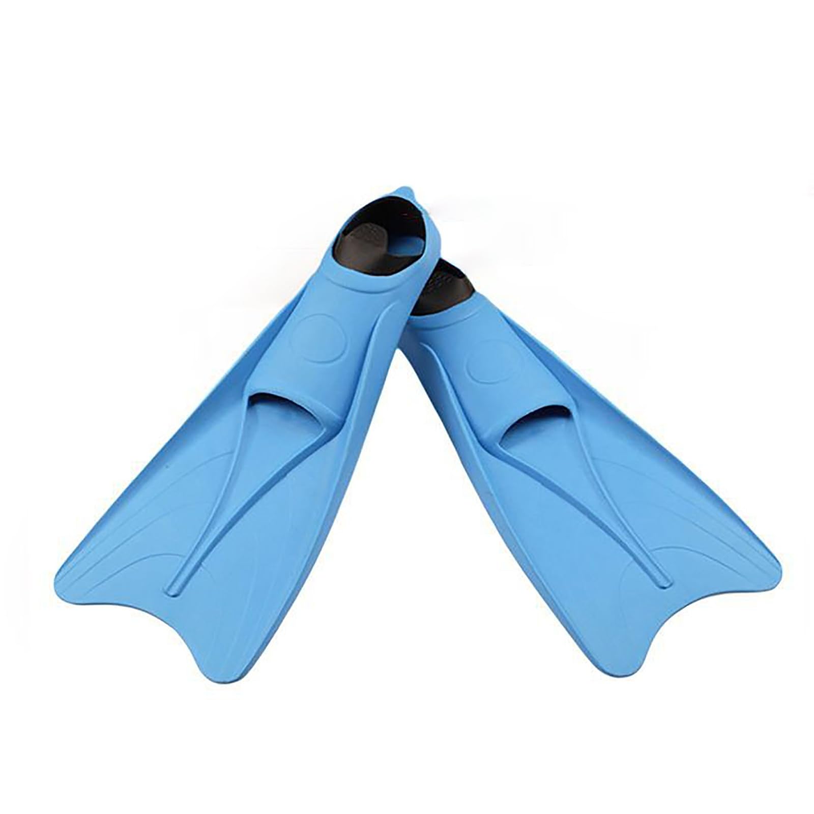 Flossen Schwimmflossen for Erwachsene, Freestyle-Tauchen, Lange Entenfüße, Handfläche(38-40)