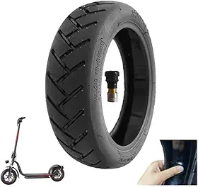 Pneu sem câmara de ar 250 x 54 autorreparo, 250 x 5,125 polegadas para Xiaomi 4 Pro para Ninebot F20 F25 F30 para scooter elétrica F40 borracha natural grossa (250 x 54 autocura)