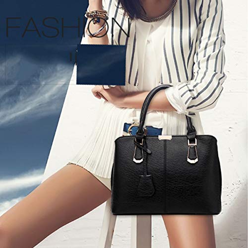 Image of XingChen Purses and Handbags for Women Fashion Messenger Bag Ladies PU Leather Top Handle Satchel Shoulder Tote Bags