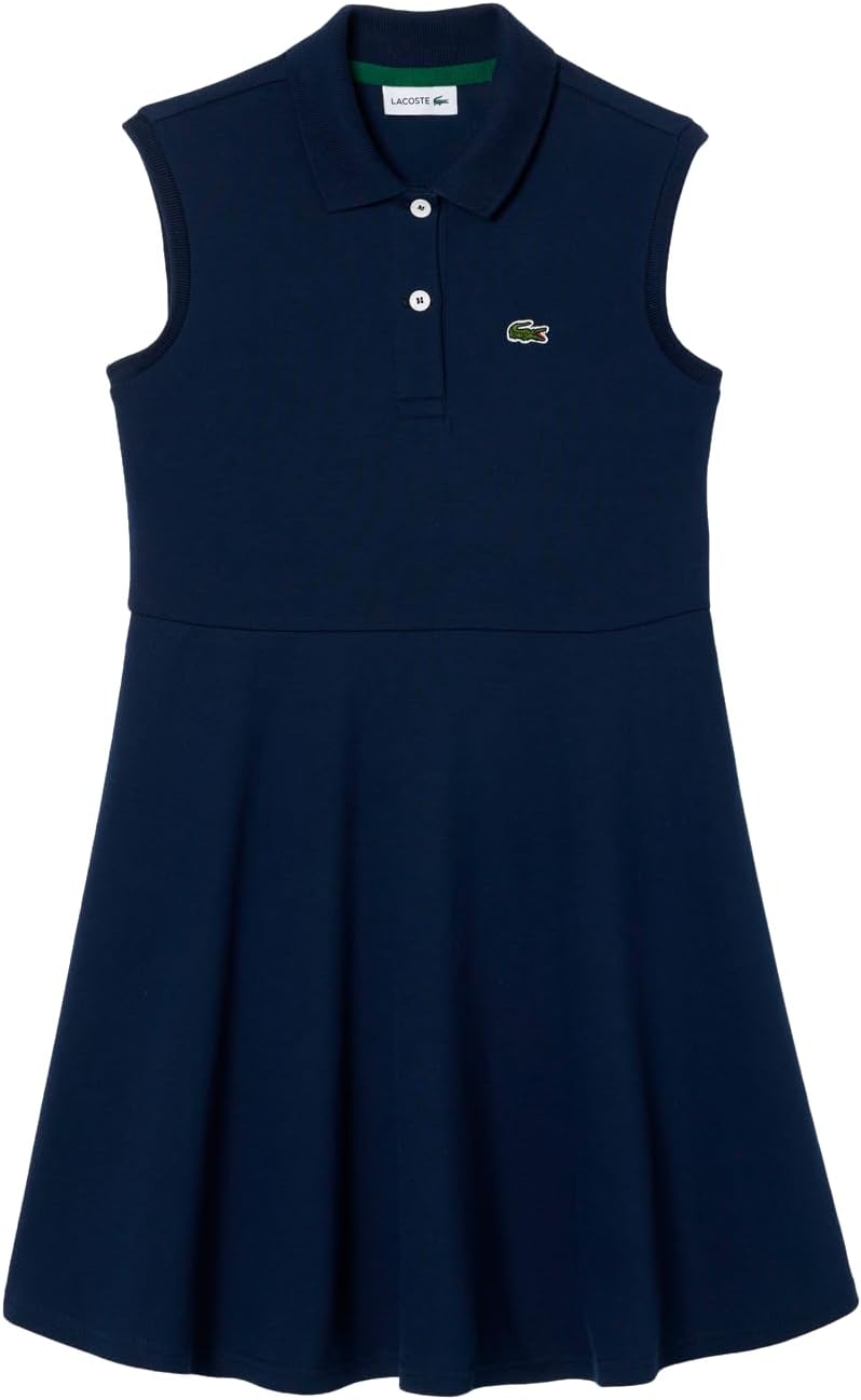 Lacoste Girls' Sleeveless Polo Dress