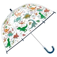 Stephen Joseph, Clear Color Changing Bubble Umbrella, Kids Toddler Bubble Umbrella with Dome Canopy, Dino