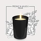 Air Wick Vela perfumada, fragancia de peonía y pera Anjou,...