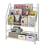 Azheruol Librería grande, color blanco