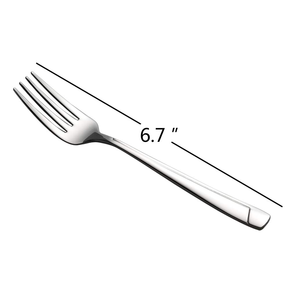 Cand Stainless Steel Dessert Forks, 6.7-Inch, 16-piece — Amazon image 2