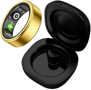 Anillo Inteligente con Monitor de Sueño, Contador de Pasos, Ritmo Cardíaco, Oxígeno en Sangre, con Estuche de Carga. Compatible con Android/iOS (13)