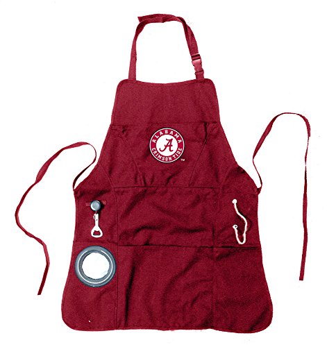 image for Team Sports America Outdoor Colligiate Red Grilling Apron | University