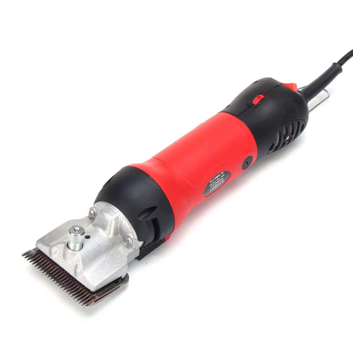 Cortadora de Caballos de 690 W, cortadora eléctrica de 6 velocidades para Perros y Camellos, cortadora de Pelo para Mascotas, máquina cortadora de Pelo Au/Us/UK/EU (Enchufe de Reino Unido)