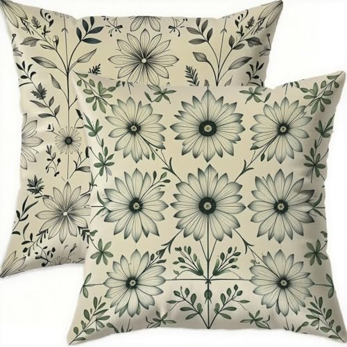 Housse coussin 65x65cm Noël en velours imperméable lot de 2 - 2
