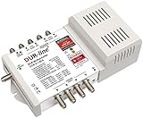 Mit diesem Uni-Ein-Kabel-System werden heute nahezu alle Anforderungen an ein modernes und zukunftsfähiges Mehrfamilienhaus erfüllt. Der DCR 5-2-4L4 verfügt über 1 x 8 Teilnehmer + 4 Legacy Anschlüsse.