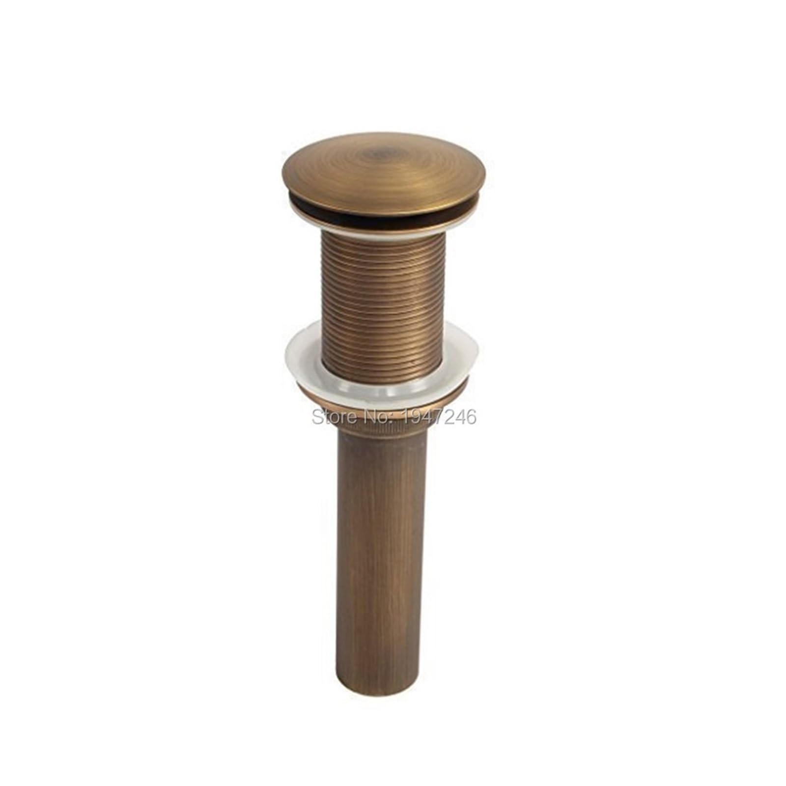 Sink Plug Pop Up Pop-up Drain Without Overflow For Vessel Sinks Antique Color
