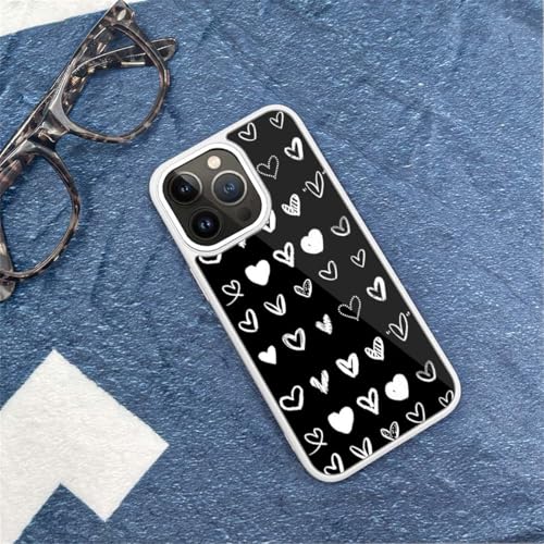 Coque iPhone 14 Pro Max antichoc : finies les rayures avec ce boîtier cœur noir - 5