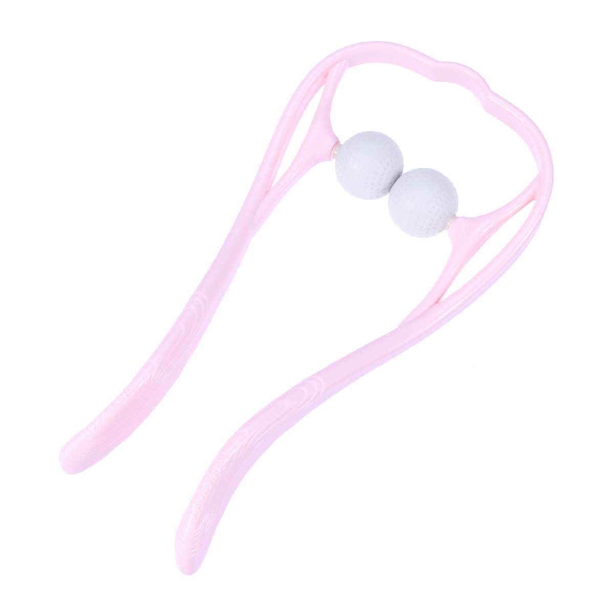 DOITOOL 1Pack Trigger Point Massager Tool Handheld Multi- functional Neck Massager Neck and Shoulder Massager for Muscle Pain Relief (Pink) - Pink