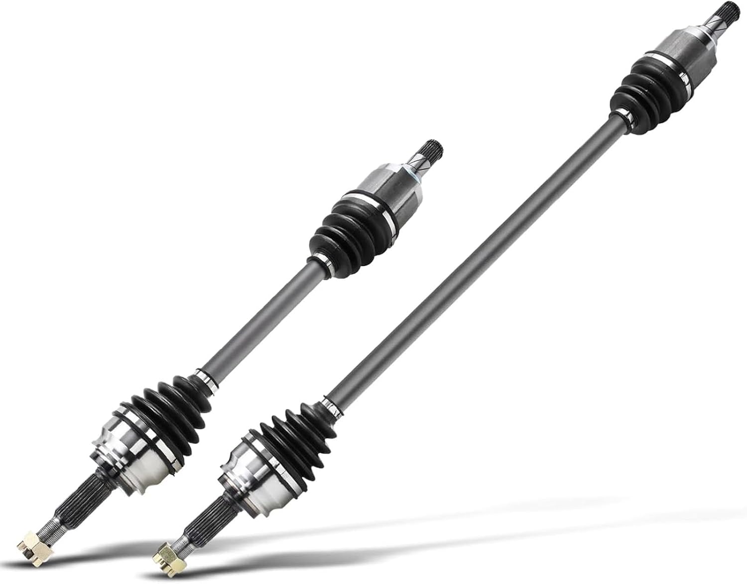 Pair (2) Front CV Axle Shaft Assembly for Mitsubishi Lancer 2008-2011/2016-2017, L4 2.0L 2.4L, Automatic CVT Transmission, Left Right Driver and Passenger Side CV Axles Joint Kit