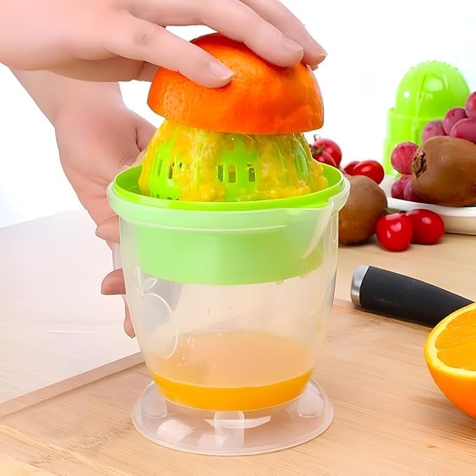 Image of Mini Small Nano 2 in 1 Hand Press Manual Juicer,Fruits Juicer,Fruit Juicer for Orange,Manual Juicer for Fruits,Hand Juicer,Fruit juicer Special for Orange,Lemon,Grapes (PACK-1) |DEV-ENT-P671