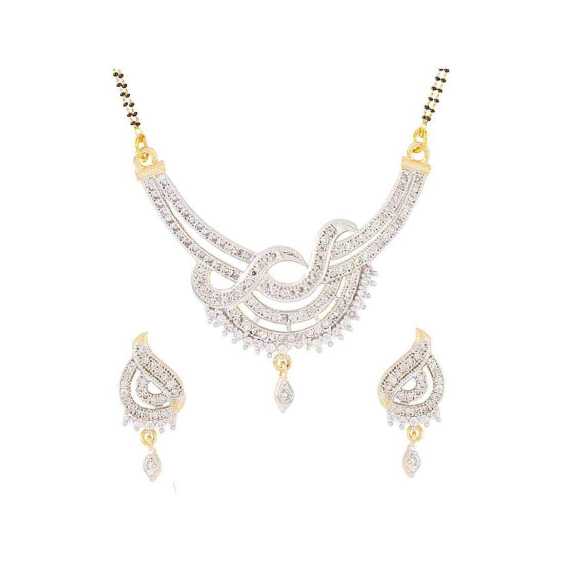 Fashion Frill Splendid Most Popular Artistic Design Womens Pride Alloy Mangalsutra For Women (B09FQ6WDMM) Amazon Price History, Amazon Price Tracker