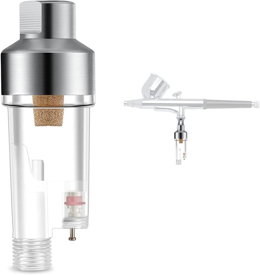 ABESTAIR Airbrush Filter in-line Water Moisture Trap Mini Air Filter Water Oil Separator with 1/8" Threads