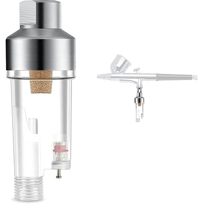 ABESTAIR Airbrush Filter in-line Water Moisture Trap Mini Air Filter Water Oil Separator with 1/8" Threads