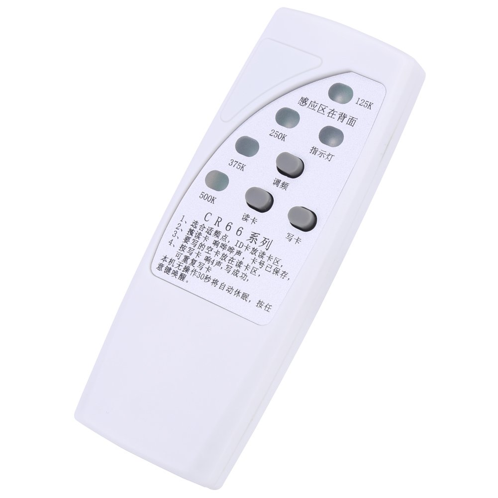 Akozon Handheld RFID ID Card Reader Writer Copier Duplicator 125K/250K/375K/500K (Khz) with Voice Broadcast Function