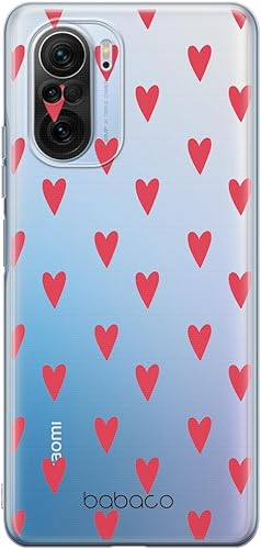 ERT Group Mobile Phone case for Xiaomi MI 11i/ REDMI K40/K40 PRO/Poco F3/ F3 PRO Original and Officially Licensed Pattern Hearts 004, Partially