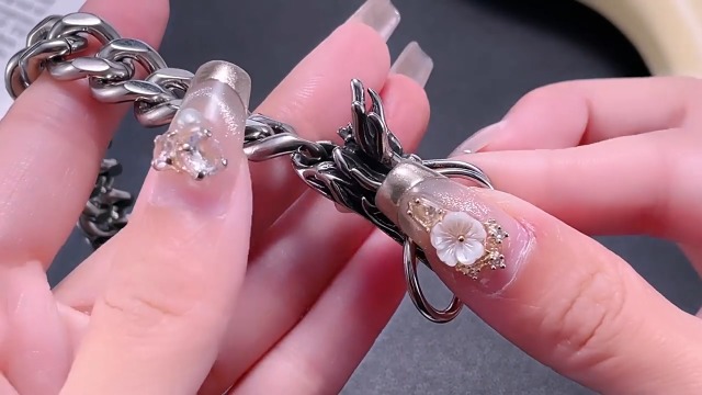Pulsera de Cadena Dragón para Hombre en Acero Inoxidable miniatura 7