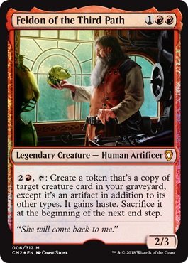 Feldon of The Third Path Film aluminium Commander Anthology Vol. II pour sublimer votre deck