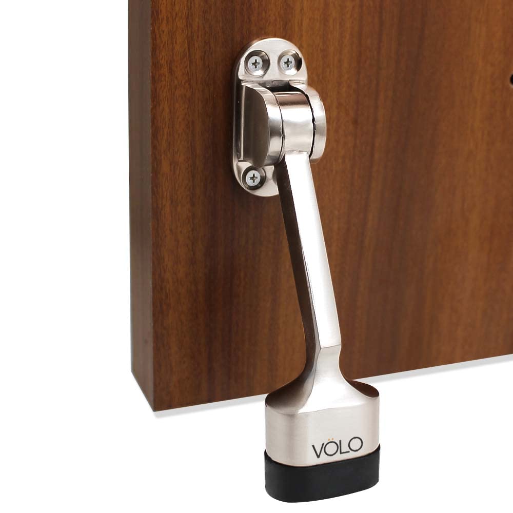Volo Heavy Duty Curved Door Stopper Powerful Working with Screw 5 Inch/Door Stopper to Stop Door for Home and Office (Color: Satin) (B09Z6Y2ZBR) Amazon Price History, Amazon Price Tracker