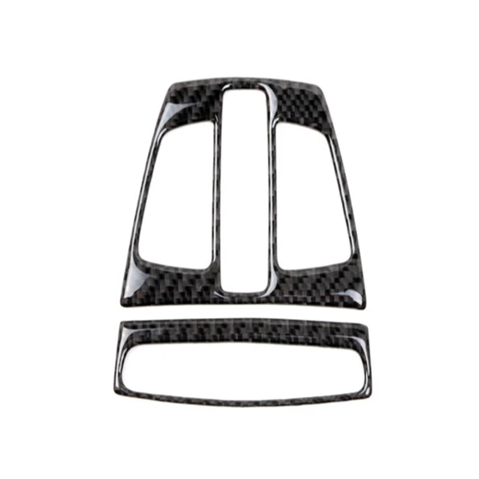 Cupola Copertura della Luce Trim per 1 2 3 4 Series 3GT 2013 2014 2015 2016 2017,Fibra di Carbonio Car Top Light Switch Frame Cover Trim Sticker Tetto luci di Lettura Adesivi