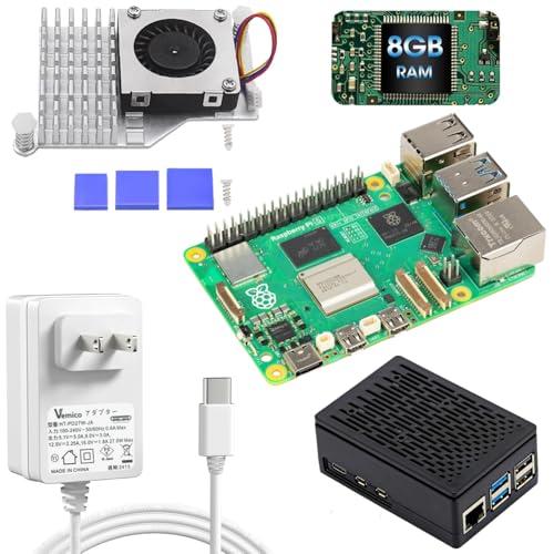 Raspberry Pi 5 8GB SDカード セット (ラズベリーパイ) Amazon | RasTech Raspberry Pi 5 8GB セット Raspberry Pi 5