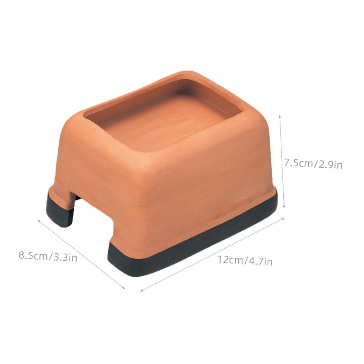 COLLBATH Caverna Ceramica Per Rettili Nascondiglio Simulato Per Tartarughe e Lucertole Design Unico Per Terrari e Decorazioni Per Ufficio Struttura Stabile e Pratica Media Rx