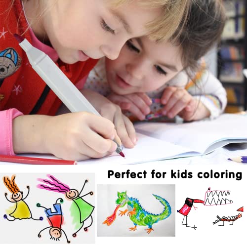 Siwaqio 170 Colors Alcohol Markers With Exclusive Coloring App-Dual Tip Art Markers Alcohol-Based Artists Markers Set With Colorless Blender For Kids Adult Sketch Drawing Great Christmas Gift #TOP3