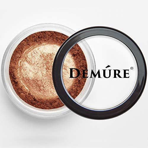 Demure Mineral Make Up (Copper) Eye Shadow, Shimmer Eyeshadow, Loose Powder, Glitter Eyeshadow, Eye Makeup, Professional Makeup #TOP21