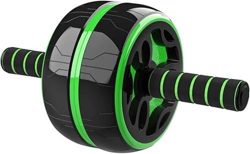 Miniatura 2 de GANAZONO Rodillo de ejercicio abdominal de PVC grueso con tubo de acero, rueda ancha para fortalecer el núcleo silencioso, quemar grasa y