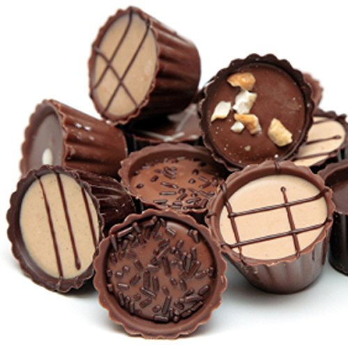 Silicone Chocolate Candy Molds [Peanut Butter, 30 Cup] - Non Stick, Bpa Free, Reusable 100% Silicon & Dishwasher Safe Silicon - Kitchen Rubber Tray For Ice, Crayons, Fat Bombs And Soap Molds #TOP2