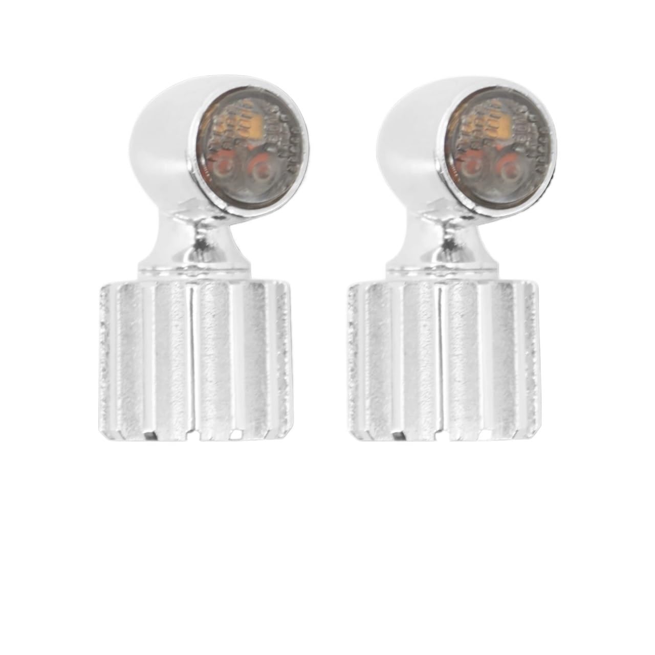 Indicatore di direzione Mini luce freno a LED anteriore posteriore luce marcia nera/cromata universale per Har&ley Touring Softail Sportster Lampeggianti