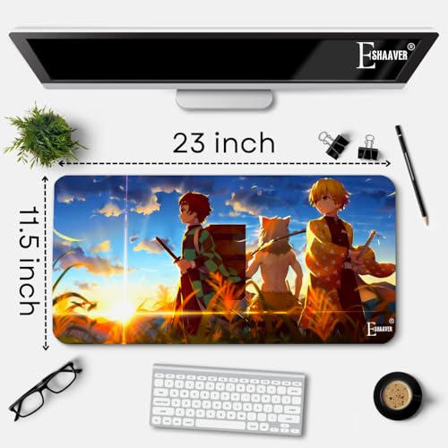 Image of Anime fearturing Large Gaming Mouse Pad, Extended Desktop Mat, 58 x 28 cm (DS 2)