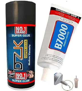 DZK Leather glue adhesive LCD Super Glue Shoes 50ML Multipurpose fabric glue Compatible glue shoes with Industrial Glue Semi Fluid Transparent Adhesive 50 ml 1.68 fl.oz..