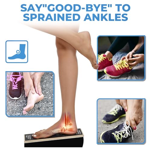 Image of Athletic Balance Boards,Slant Board,Wobble Board,Balance Wedge for Condition Your Body and Prevent Injury